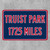 Truist Park Custom Distance Sign - Atlanta Braves Fan Gift