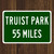 Truist Park Custom Distance Sign - Atlanta Braves Fan Gift