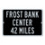 Frost Bank Center Custom Distance Sign - San Antonio Spurs Fan Gift