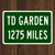 TD Garden Custom Distance Sign - Boston Celtics Fan Gift