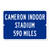 Cameron Indoor Stadium Custom Distance Sign - Duke University Blue Devils Fan Gift