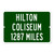 Hilton Coliseum Custom Distance Sign - Iowa State Cyclones Fan Gift