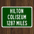 Hilton Coliseum Custom Distance Sign - Iowa State Cyclones Fan Gift