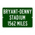 Bryant-Denny Stadium Custom Distance Sign - Alabama Crimson Tide Fan Gift