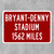 Bryant-Denny Stadium Custom Distance Sign - Alabama Crimson Tide Fan Gift