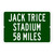 Jack Trice Stadium Custom Distance Sign - Iowa State Cyclones College Football Fan Gift