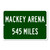 Mackey Arena Custom Distance Sign - Purdue University Boilermakers College Basketball Fan Gift