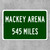 Mackey Arena Custom Distance Sign - Purdue University Boilermakers College Basketball Fan Gift