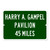 Harry A. Gampel Pavilion Custom Distance Sign - University Of Connecticut UConn Huskies College Basketball Fan Gift