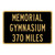 Memorial Gymnasium Custom Distance Sign - Vanderbilt University Commodores College Basketball Fan Gift