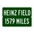 Heinz Field Custom Distance Sign - Pittsburgh Steelers Football Fan Gift