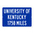 University Of Kentucky Custom Distance Sign - Kentucky Wildcats Fan Student Alumni Gift