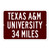 Texas A&M University Custom Distance Sign - Texas A&M Aggies Fan Student Alumni Gift