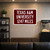 Texas A&M University Custom Distance Sign - Texas A&M Aggies Fan Student Alumni Gift