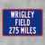 Wrigley Field Custom Distance Sign - Chicago Cubs Baseball Fan Gift