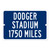 Dodger Stadium Custom Distance Sign - Los Angeles Dodgers Baseball Fan Gift
