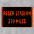 Reser Stadium Custom Distance Sign - Oregon State University Beavers College Football Fan Gift