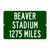 Beaver Stadium Custom Distance Sign - Penn State University Nittany Lions College Football Fan Gift