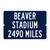 Beaver Stadium Custom Distance Sign - Penn State University Nittany Lions College Football Fan Gift