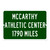 McCarthy Athletic Center Custom Distance Sign - Gonzaga University Bulldogs College Basketball Zags Fan Gift