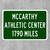 McCarthy Athletic Center Custom Distance Sign - Gonzaga University Bulldogs College Basketball Zags Fan Gift