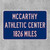 McCarthy Athletic Center Custom Distance Sign - Gonzaga University Bulldogs College Basketball Zags Fan Gift