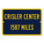 Crisler Center Custom Distance Sign - University of Michigan Wolverines College Basketball Fan Gift