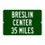 Breslin Center Custom Distance Sign - Michigan State University Spartans College Basketball Fan Gift