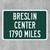 Breslin Center Custom Distance Sign - Michigan State University Spartans College Basketball Fan Gift