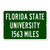 Florida State University Custom Distance Sign - Florida State Seminoles Fan Student Alumni Gift