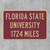 Florida State University Custom Distance Sign - Florida State Seminoles Fan Student Alumni Gift