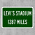 Levi's Field Custom Distance Sign - San Francisco 49ers Football Fan Gift