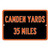 Camden Yards Custom Distance Highway Sign - Baltimore Orioles Baseball Fan Gift