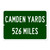 Camden Yards Custom Distance Highway Sign - Baltimore Orioles Baseball Fan Gift