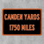 Camden Yards Custom Distance Highway Sign - Baltimore Orioles Baseball Fan Gift