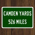 Camden Yards Custom Distance Highway Sign - Baltimore Orioles Baseball Fan Gift