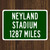 Neyland Stadium Custom Distance Sign - University of Tennessee Volunteers College Football Fan Gift