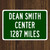 Dean Smith Center Custom Distance Highway Sign - University of North Carolina Tar Heels College Basketball Fan Gift