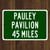 Pauley Pavilion Custom Distance Highway Sign - UCLA Bruins College Basketball Fan Gift