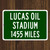 Lucas Oil Stadium Custom Distance Highway Sign - Indianapolis Colts Football Fan Gift