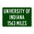 University of Indiana Custom Distance Sign - Indiana Hoosiers Fan Student Alumni Gift