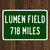 Lumen Field Custom Distance Highway Sign - Seattle Seahawks Football Fan Gift