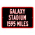 Galaxy Stadium Custom Distance Sign - Texas Tech University Red Raiders College Football Fan Gift