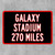 Galaxy Stadium Custom Distance Sign - Texas Tech University Red Raiders College Football Fan Gift