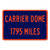Carrier Dome Custom Highway Distance Sign - Syracuse University Orange College Football Fan Gift