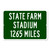 State Farm Stadium Custom Distance Highway Sign - Arizona Cardinals Football Fan Gift