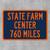 State Farm Center Custom Highway Distance Sign - University of Illinois Fighting Illini College Basketball Fan Gift