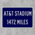 AT&T Stadium Custom Distance Highway Sign - Dallas Cowboys Football Fan Gift