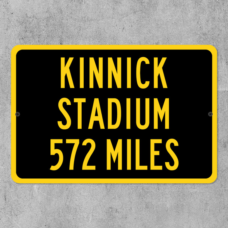Kinnick Stadium Custom Distance Sign - Home of the Iowa Hawkeyes