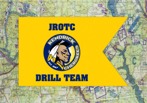 Kendrick Cherokees High School Army JROTC Drill Team Guidon Kendrick Cherokees High School Army JROTC Drill Team Guidon